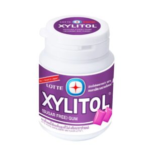 Жевательная резинка «Xylitol Blueberry Mint» голубика и мята Thai Lotte 58гр., Таиланд
