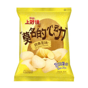Чипсы с оригинальным вкусом соленого картофеля Oishi 80гр., Китай