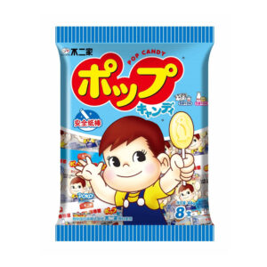 Карамель леденцовая на палочке с молочным вкусом Fujiya 46гр., Япония