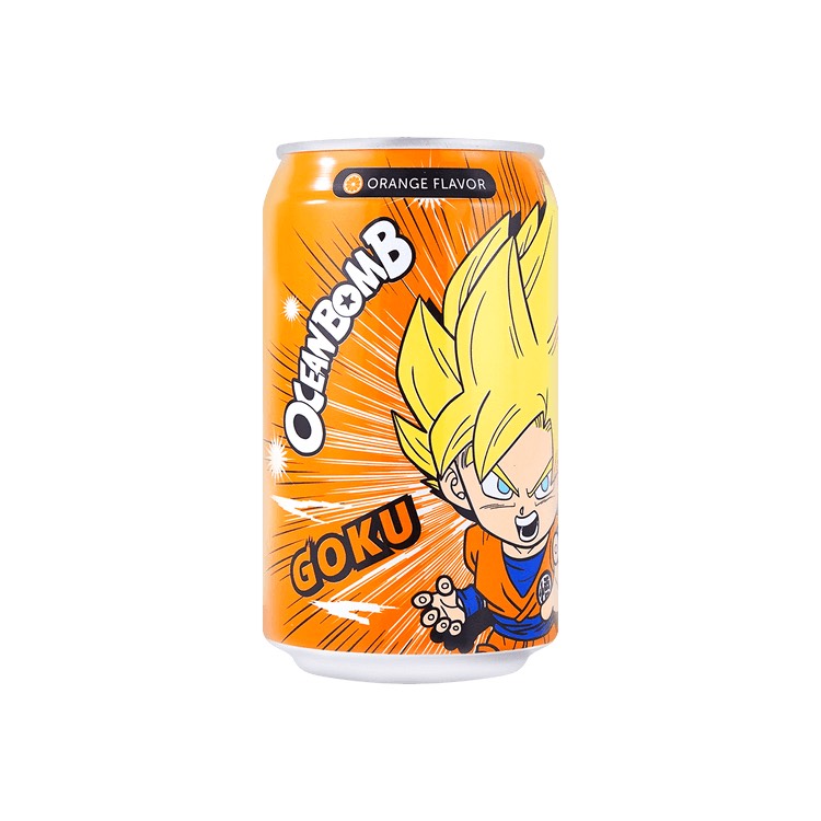 Газированный напиток «Dragon ball» Ocean Bomb со вкусом апельсина 330 мл., Тайвань