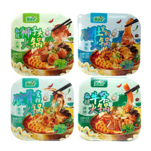 Саморазогревающаяся лапша Caisiling Food в ассортименте 330гр., Китай