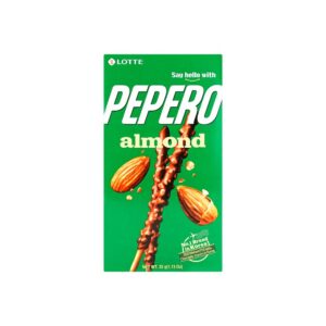 Печенье соломка «Almond» Pepero Lotte 32гр., Корея