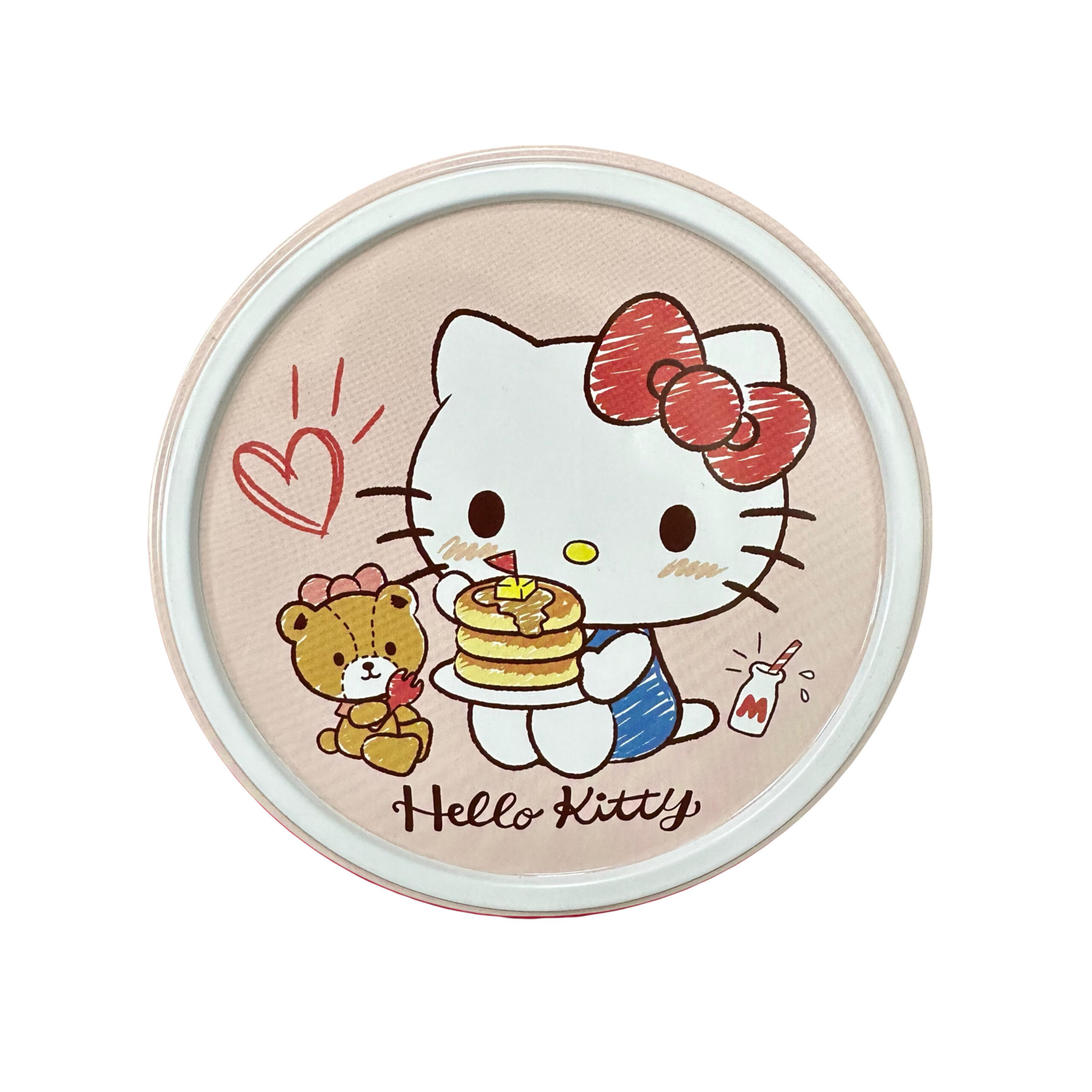 Печенье в банке «Hello Kitty» со вкусом арахиса и клюквы 60гр., Тайвань