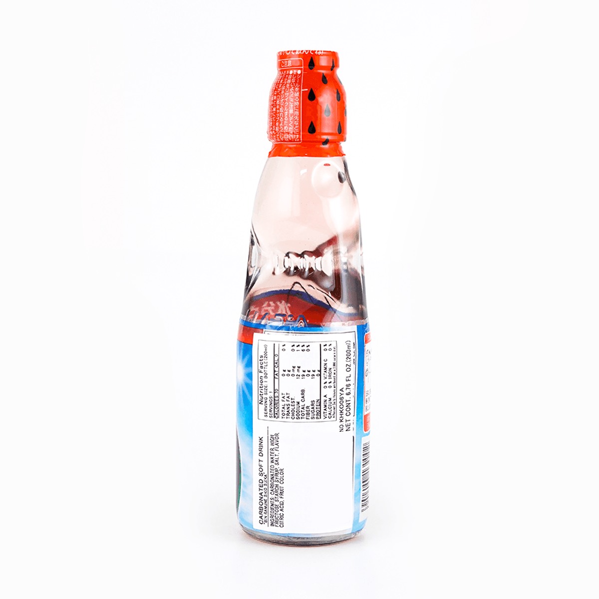 Газированный лимонад Ramune (рамуне) со вкусом арбуза с морской солью Hata Kousen 200мл., Япония