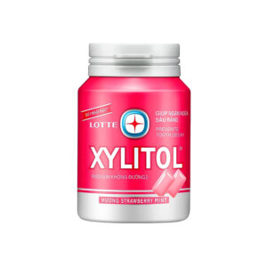 Жевательная резинка «Xylitol Strawberry Mint» клубника и мята Thai Lotte 58гр., Вьетнам