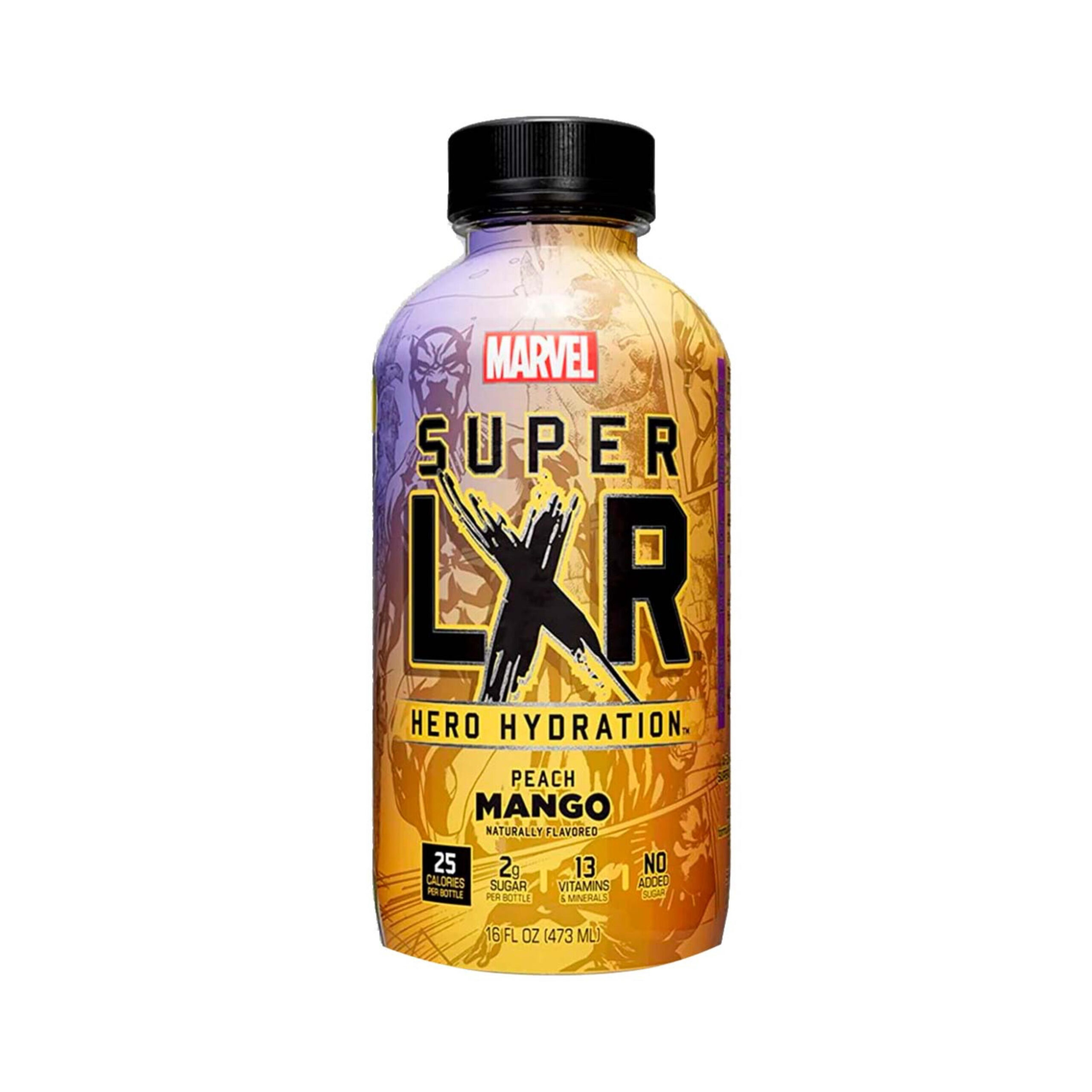 Спортивный напиток персик и манго AriZona Marvel SUPER LXR 473мл., США