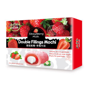 Моти клубника с молоком «Double Fillings» Bamboo House 180гр., Тайвань