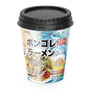 Лапша б/п в стакане «Чиз Ванголе Рамен» со вкусом моллюсков Dorun 55гр., Корея