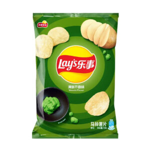Чипсы со вкусом васаби Lay's 70гр., Китай