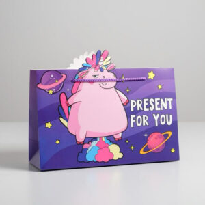 Пакет подарочный «Present for you», Россия