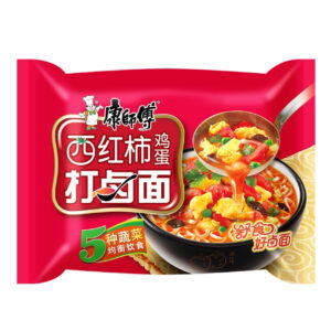 Лапша б/п со вкусом томата, яйца и овощей Kang Shi Fu 104гр., Китай