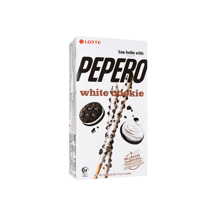 Печенье соломка «White Cookie» Pepero Lotte 32гр., Корея
