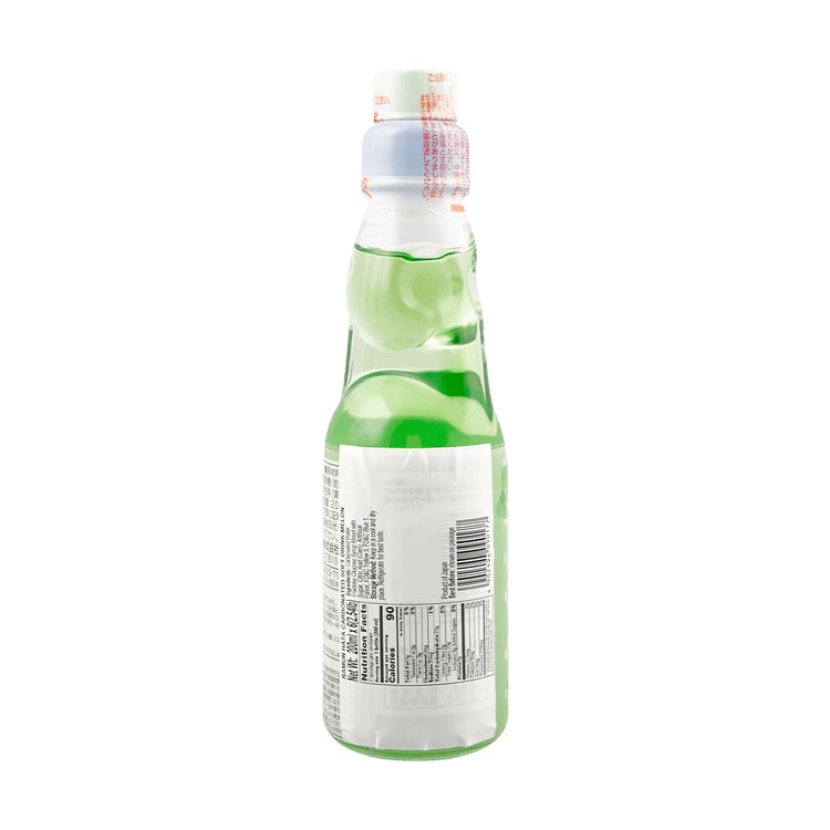 Газированный лимонад Ramune (рамуне) со вкусом дыни Hata Kousen 200мл., Япония