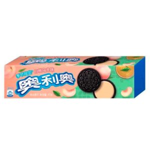 Печенье-сэндвич со вкусом персика и зеленого чая Oreo 97 гр., Китай