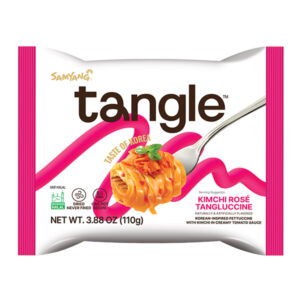Лапша б/п фетучини с кимчи в сливочно-томатном соусе Tangle Kimchi Rose Samyang 110гр., Корея