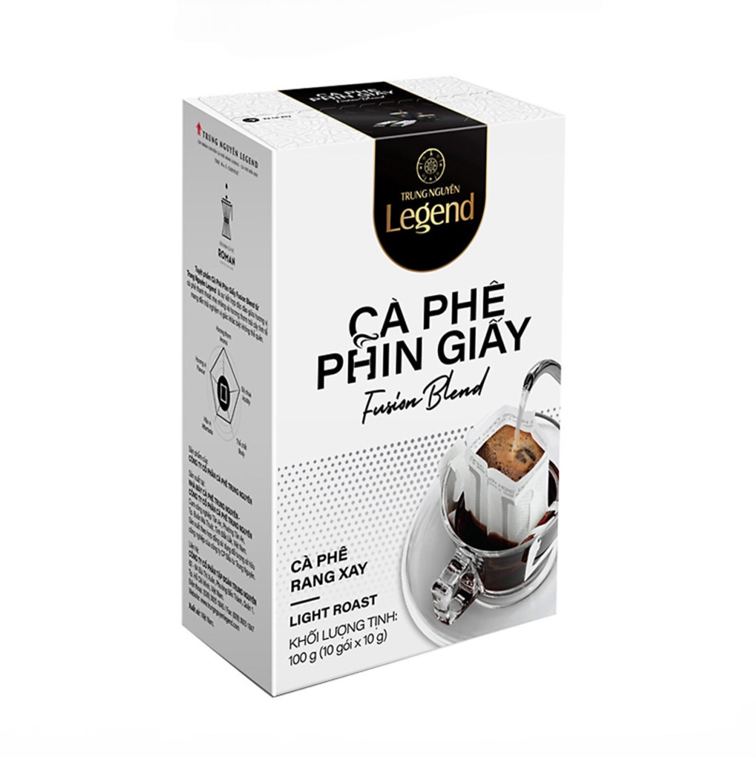 Дрип кофе Fusion Blend Trung Nguyen Legend 100гр., Вьетнам