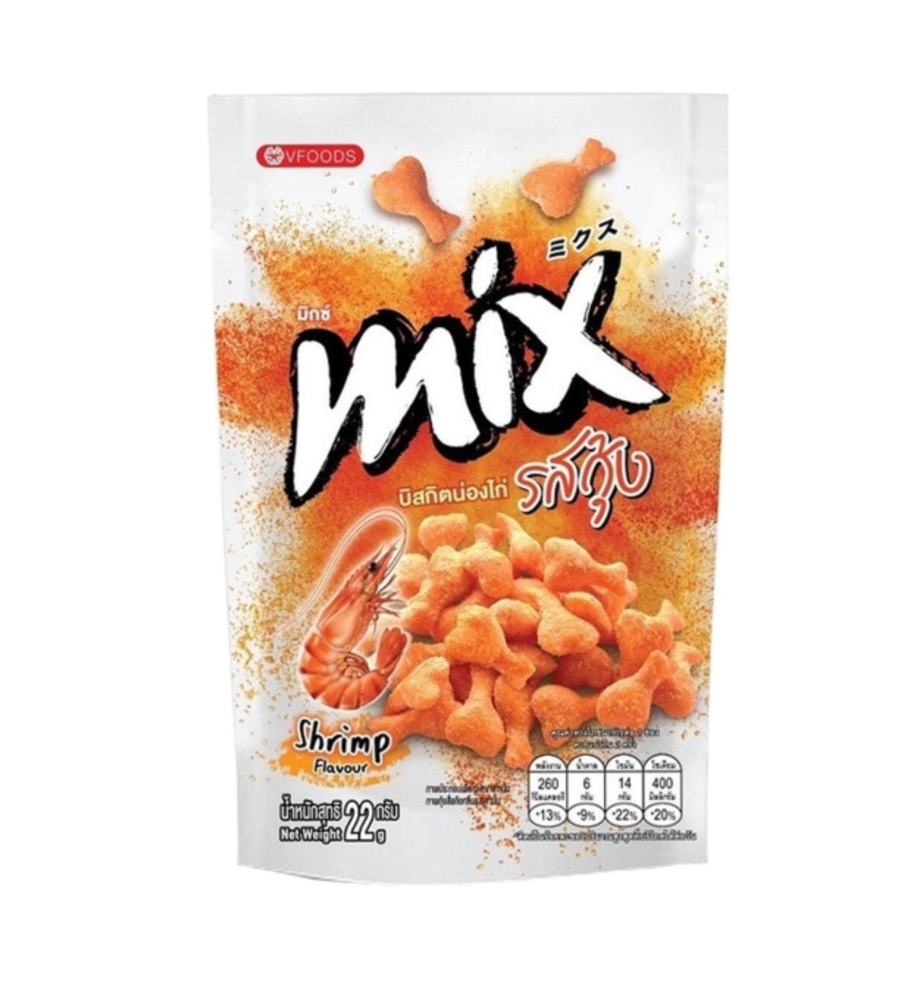 Снеки MIX куриные ножки со вкусом креветки 50гр., Таиланд