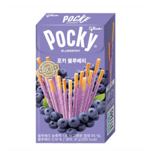 Бисквитные палочки POCKY с голубикой Glico 41гр., Корея