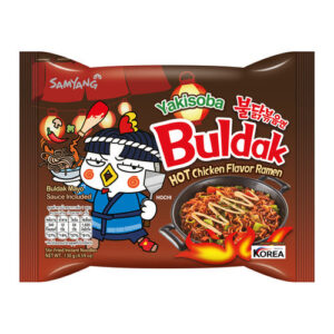 Лапша б/п со вкусом острой курицы «Yakisoba» Samyang 130гр., Корея