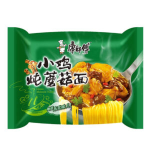 Лапша б/п со вкусом курицы и грибов Kang Shi Fu 95гр., Китай