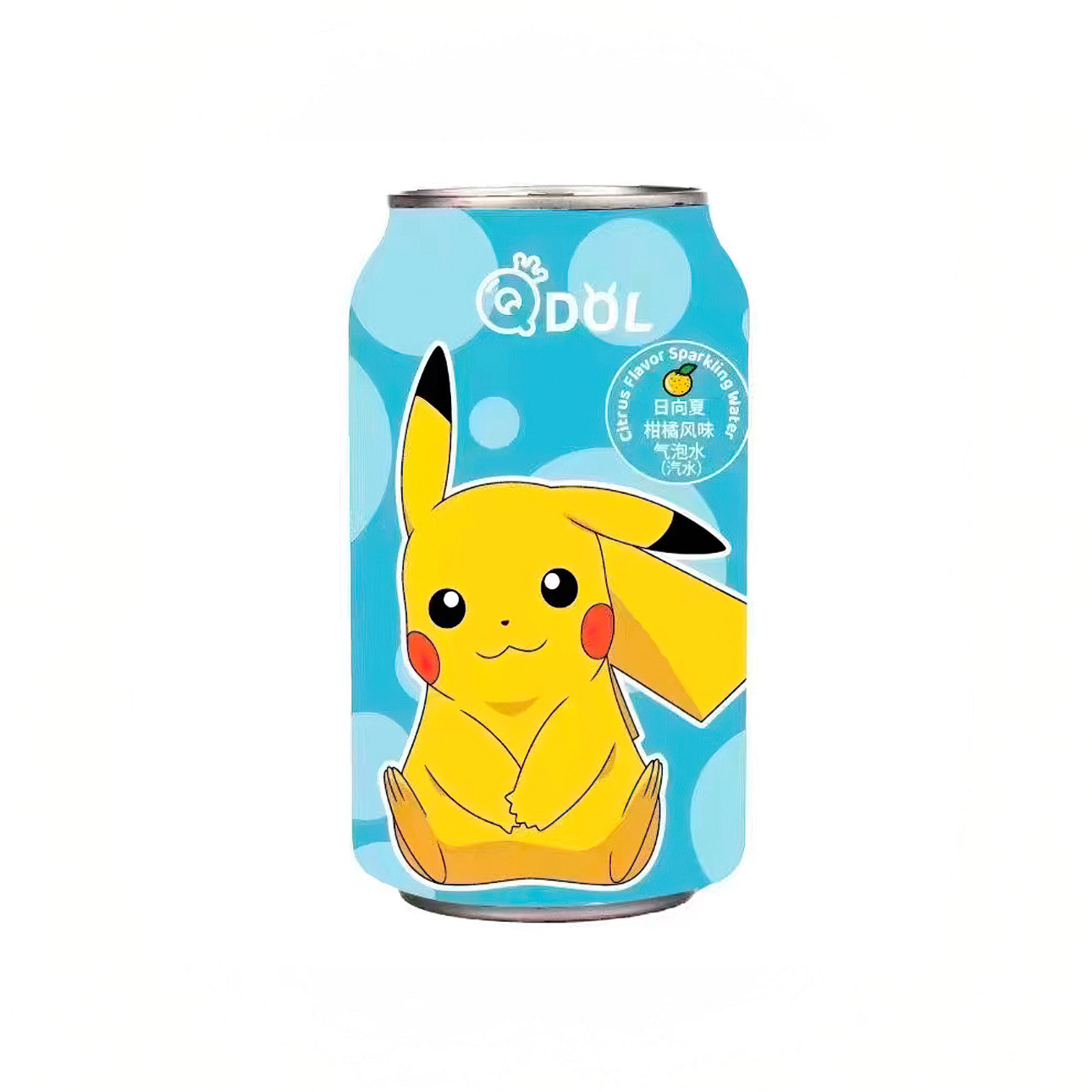 Газированный напиток QDol Pokemon со вкусом цитруса 330мл., Китай