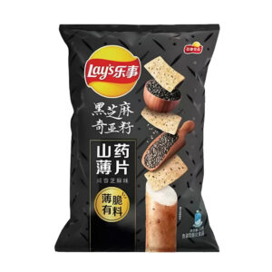 Чипсы из ямса со вкусом черного кунжута и семян чиа Lay's 70гр., Китай