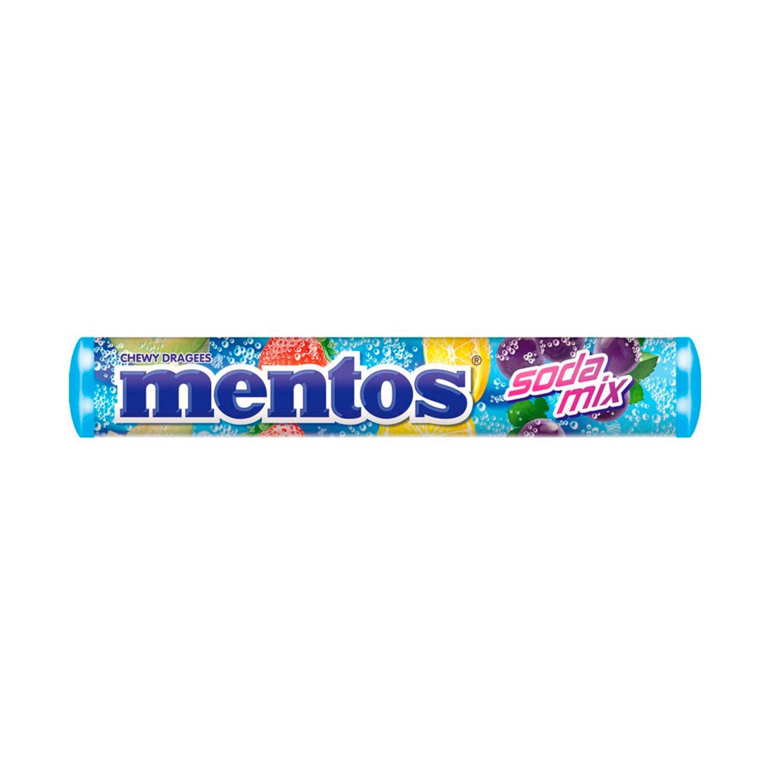 Жевательные конфеты Mentos Roll Soda Mix 37гр., Таиланд