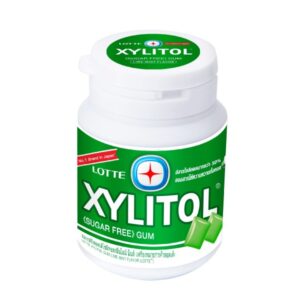 Жевательная резинка «Xylitol Lime Mint» лайм-мята Thai Lotte 58гр., Тайланд