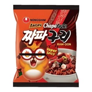 Лапша б/п «Chapaguri Super Spicy» супер острая в мясном соусе Nongshim 140гр., Корея