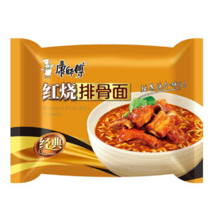 Лапша б/п со вкусом свиных ребрышек Kang Shi Fu 102гр., Китай