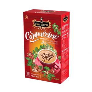 Растворимый кофе капучино со вкусом лесного ореха (фундука) TNI King Coffee 240гр., Вьетнам