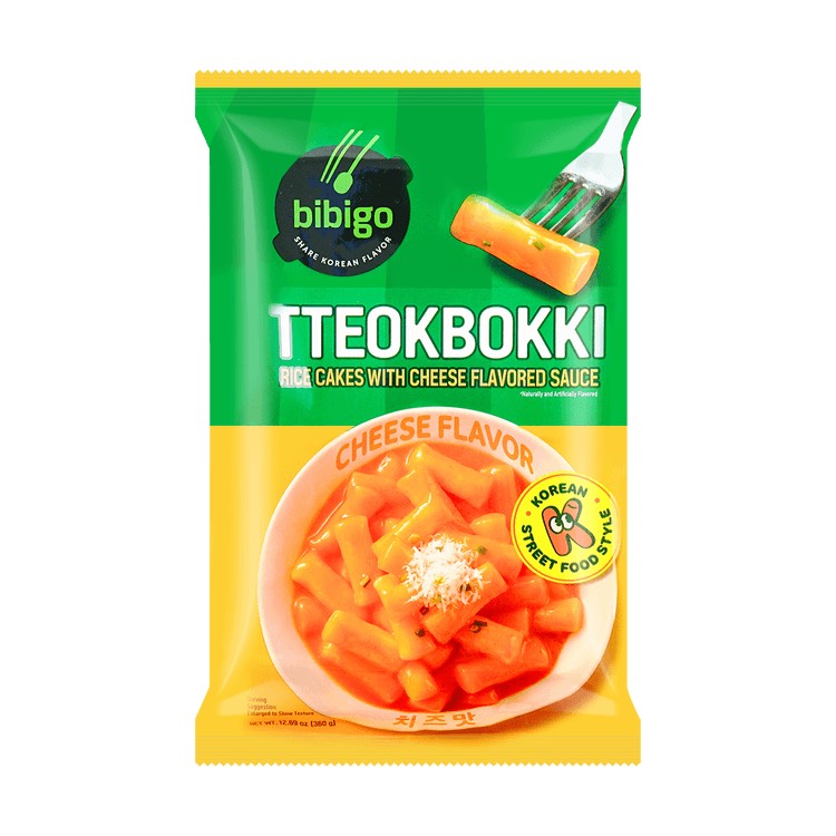 Рисовые клецки (топокки) с сыром BiBigo 360гр., Корея