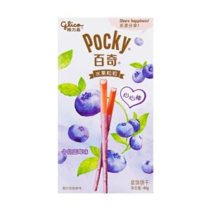Бисквитные палочки POCKY со вкусом молочной черники Glico 45гр., Китай