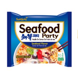 Лапша б/п со вкусом морепродуктов «Seafood Party» Samyang 120гр., Корея
