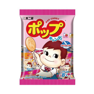 Карамель леденцовая на палочке со вкусами манго и клубника Fujiya 46гр., Япония