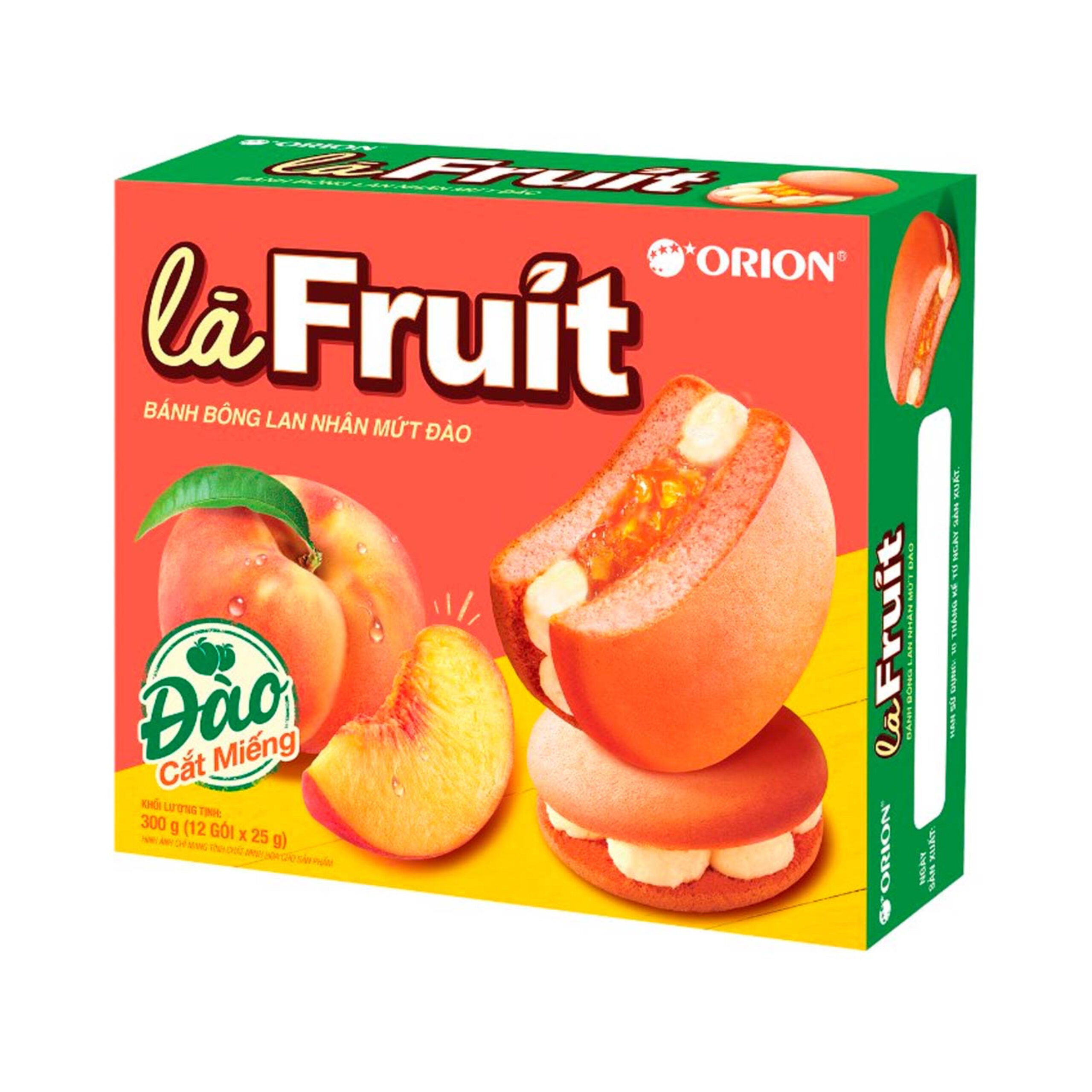 Печенье со вкусом персика Orion 300гр., Вьетнам
