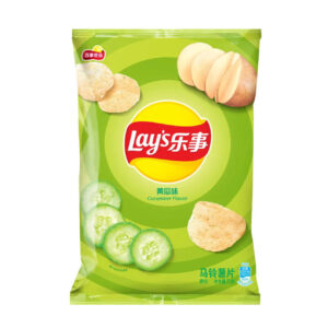 Чипсы со вкусом свежих огурцов Lay's 70гр., Корея
