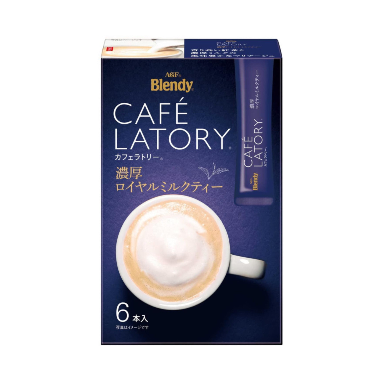 Чай королевский молочный латте в стиках AGF Cafe Latory 66гр., Япония