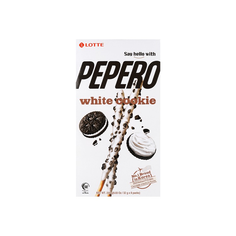 Печенье соломка «White Cookie» Pepero Lotte 32гр., Корея