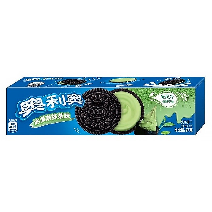 Печенье-сэндвич со вкусом мороженого и зеленого чая Oreo 97гр., Китай