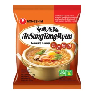 Лапша б/п «AnSungTangMyun» со вкусом говядины с овощами Nongshim 125гр., Корея