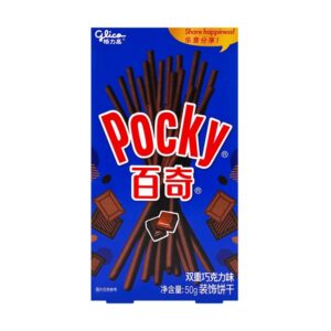 Бисквитные палочки Pocky со вкусом двойного шоколада 50гр., Китай