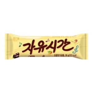 Шоколадный батончик «Choco Free time» HAITAI 36гр., Корея