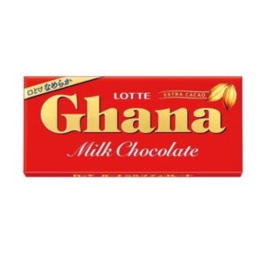 Шоколад молочный «Ghana Milk Chocolate» Lotte 50гр., Корея