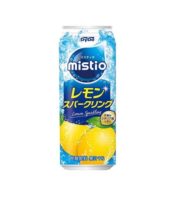 Газированный напиток Дайдо Мистио Лимон «Mistio Lemon Sparkling» DyDo 500мл., Япония