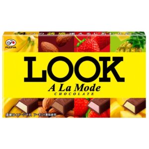 Молочный шоколад «Look A La Mode» фруктовое ассорти из 4х вкусов с начинками 46гр., Япония