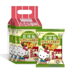 Лапша б/п с курицей не острая «Hello Kitty» 126гр., Япония