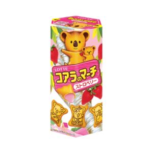 Печенье «Коала Марш» с шоколадом и клубничным кремом Lotte 37гр., Таиланд