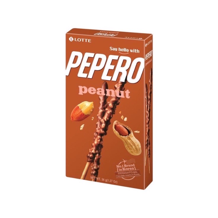 Печенье соломка «Peanut» Pepero Lotte 36гр., Корея