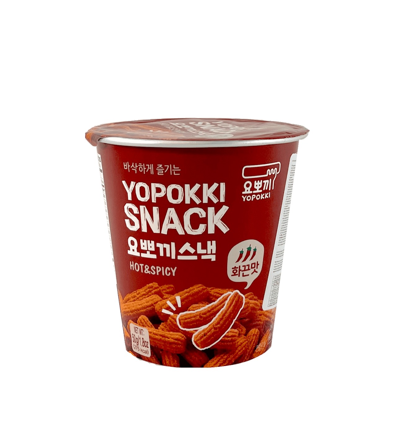 Рисовые снеки острые «Hot & Spicy» Yopokki 50гр., Корея